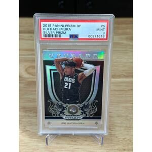 2019 Prizm Draft Picks Rui Hachimura Silver PSA 9